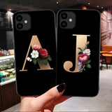 Alphabet Silicone Phone Cases